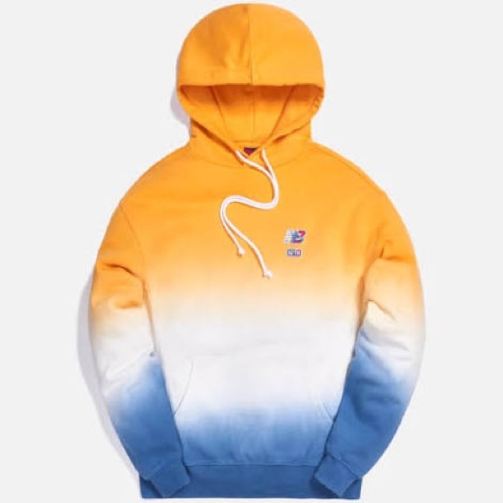 Kith x New Balance yellow hoodie size Large - Picture 2 of 2